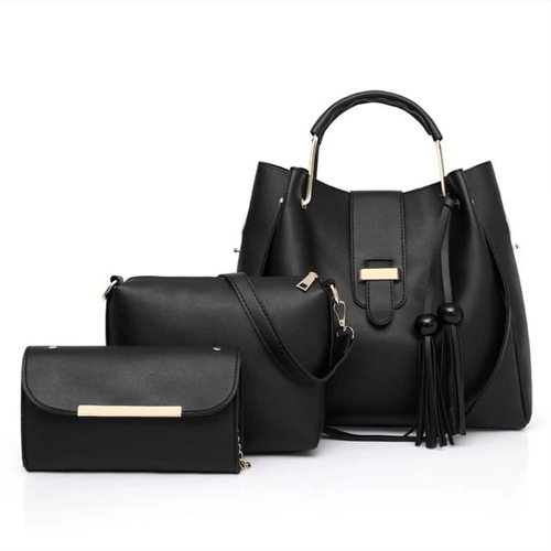 Spacious & Elegant – Luxury Synthetic Leather Shoulder Bag Set – TS-HB-P1010